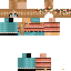 Minecraft skin texture, 64x64 pixels
