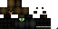 Minecraft skin texture, 64x32 legacy pixels