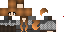 Minecraft skin texture, 64x32 legacy pixels