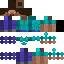 Minecraft skin texture, 64x64 pixels