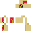 Minecraft skin texture, 64x64 pixels