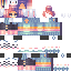 Minecraft skin texture, 64x64 pixels