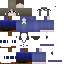 Minecraft skin texture, 64x64 pixels