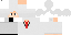 Minecraft skin texture, 64x32 legacy pixels