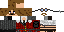 Minecraft skin texture, 64x32 legacy pixels