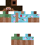 Minecraft skin texture, 64x64 pixels