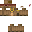 Minecraft skin texture, 64x64 pixels