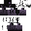 Minecraft skin texture, 64x64 pixels