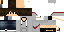 Minecraft skin texture, 64x32 legacy pixels