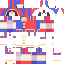 Minecraft skin texture, 64x64 pixels
