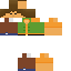 Minecraft skin texture, 64x64 pixels