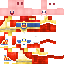 Minecraft skin texture, 64x64 pixels