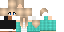 Minecraft skin texture, 64x32 legacy pixels