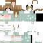 Minecraft skin texture, 64x64 pixels