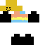 Minecraft skin texture, 64x64 pixels