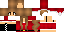 Minecraft skin texture, 64x32 legacy pixels