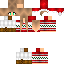 Minecraft skin texture, 64x64 pixels
