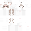 Minecraft skin texture, 64x64 pixels