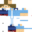 Minecraft skin texture, 64x64 pixels