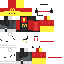 Minecraft skin texture, 64x64 pixels