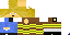 Minecraft skin texture, 64x32 legacy pixels