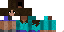Minecraft skin texture, 64x32 legacy pixels