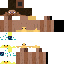 Minecraft skin texture, 64x64 pixels