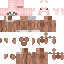Minecraft skin texture, 64x64 pixels