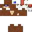 Minecraft skin texture, 64x64 pixels