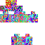 Minecraft skin texture, 64x64 pixels