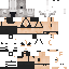 Minecraft skin texture, 64x64 pixels