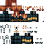 Minecraft skin texture, 64x64 pixels