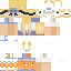 Minecraft skin texture, 64x64 pixels
