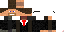 Minecraft skin texture, 64x32 legacy pixels