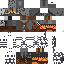 Minecraft skin texture, 64x64 pixels