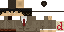Minecraft skin texture, 64x32 legacy pixels