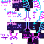 Minecraft skin texture, 64x64 pixels