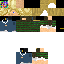 Minecraft skin texture, 64x64 pixels