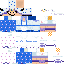 Minecraft skin texture, 64x64 pixels