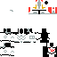 Minecraft skin texture, 64x64 pixels