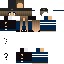 Minecraft skin texture, 64x64 pixels