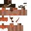Minecraft skin texture, 64x64 pixels