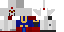 Minecraft skin texture, 64x32 legacy pixels