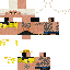 Minecraft skin texture, 64x64 pixels