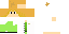 Minecraft skin texture, 64x32 legacy pixels