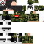 Minecraft skin texture, 64x64 pixels