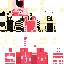 Minecraft skin texture, 64x64 pixels