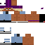 Minecraft skin texture, 64x64 pixels