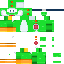 Minecraft skin texture, 64x64 pixels