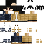 Minecraft skin texture, 64x64 pixels
